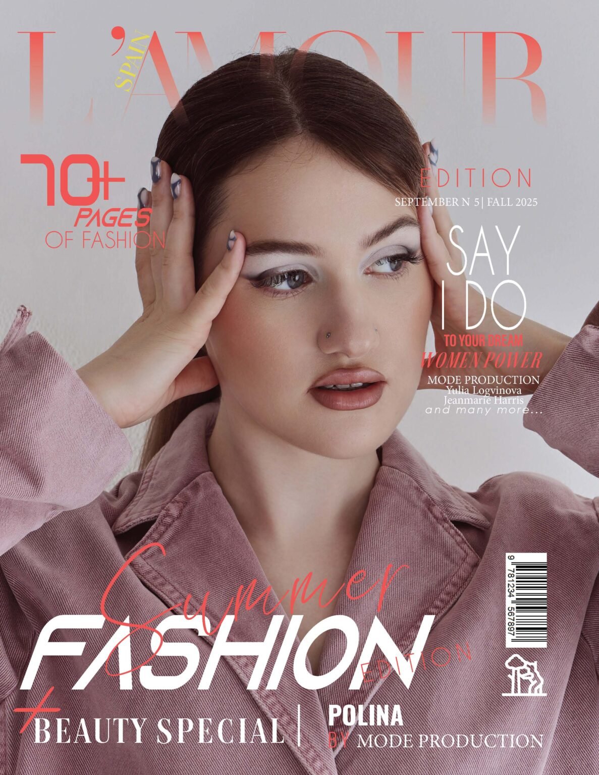 Varvara Captures Timeless Minimalism in “Silent Grace” – A Portrait Editorial Featuring Asya